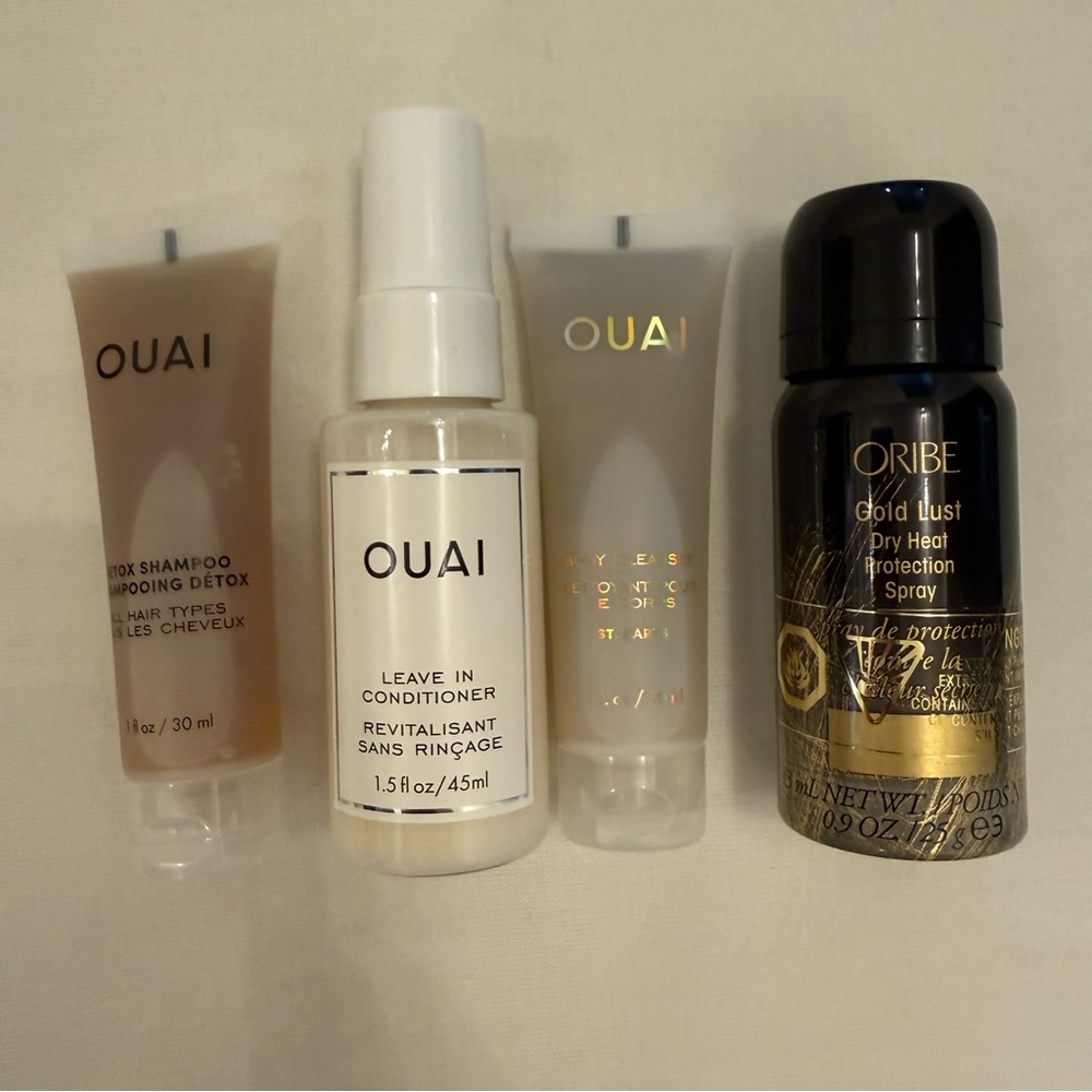 OUAI Detox Shampoo Travel Tube - Clear & Tan Packaging - Picture 2 of 6